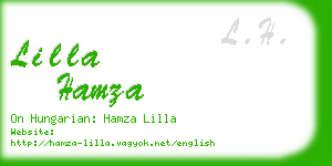 lilla hamza business card